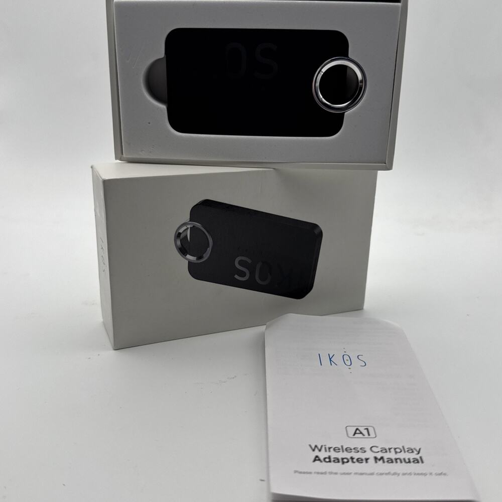 NIB Ikos A1 Wireless Carplay Adapter Convert Wired To Wireless For iPhone
